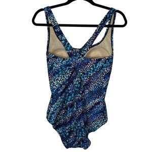 Swimsuits For All One Piece Size 16 Slimming Mosaic Mermaid Vacation Core